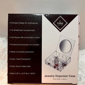 Brand New Jewelry Case With Mirror